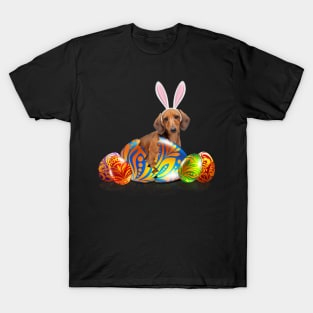 Dachshund Easter Egg Holiday T-Shirt